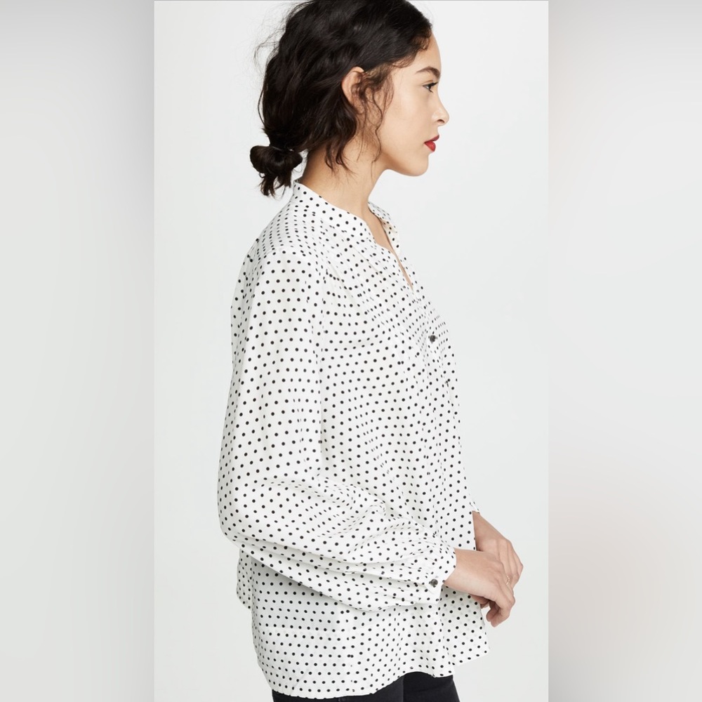 COPY - 🕊️ AYR - The Por Favor Bonita Dot Silk Blouse - XS GUC - Picture 14 of 14